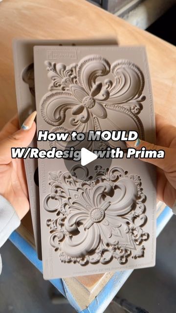 Kimberly Gadoury | Furniture Artist | Home DIY & Tutorials on Instagram: "Moulds are so much fun !!COMMENT “ Moulds” & I will send you the link to @redesignwithprima which has just released some amazing new designs😍😍   It is so easy to add Moulds to Furniture and it adds so much uniqueness. Have you tried Moulds yet ???" Diy Resin Moulds, Decor Molds For Furniture, Iod Molds On Furniture, Iron Orchid Designs Moulds Ideas, Iod Moulds Ideas, Diy Furniture Applique Molds, Iod Molds Projects, Molded Flowers On Furniture, Stamperia Moulds Projects