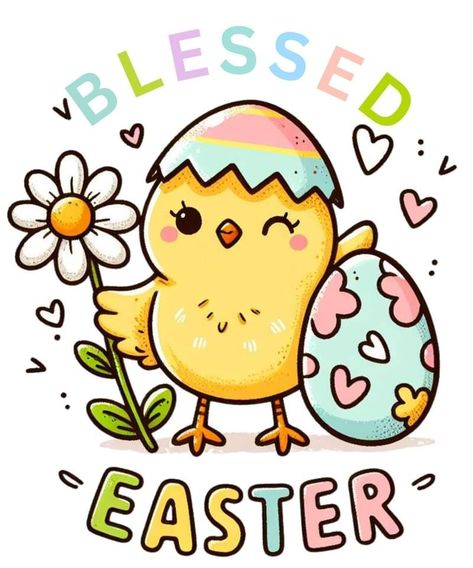 Easter Drawings Easy, Easter Drawings, Easter Wallpaper, Easter Clipart, Chibi Characters, Cute Doodles Drawings, Easter Sunday, Bullet Journal Ideas Pages, Cute Chibi