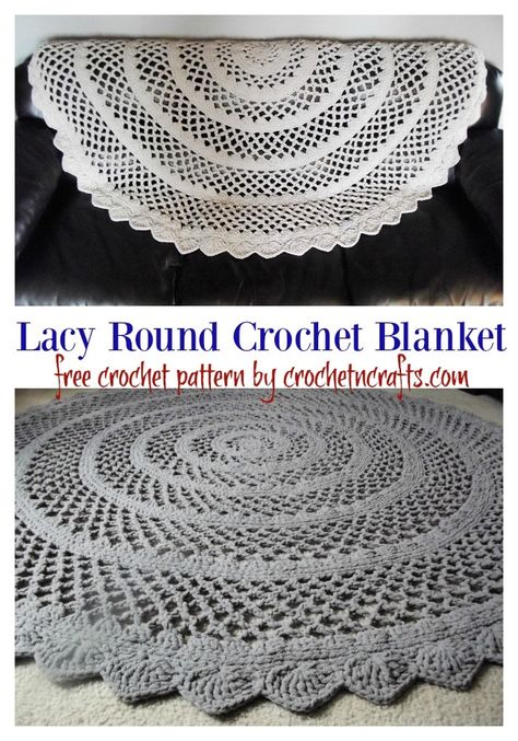 Free Crochet Round Tablecloth Patterns, Crochet Doily Blanket, Round Crochet Blanket Pattern Free, Free Crochet Tablecloth Patterns, Circular Crochet Blanket, Round Crochet Blanket Pattern, Round Crochet Blanket, Crochet Round Tablecloth, Crochet Tablecloth Pattern