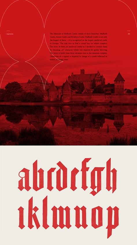 Medieval Projects, Magazine Projects, Malbork Castle, Gothic Lettering, Graphic Book, Art Furniture Design, Gothic Design, Gothic Aesthetic, Aesthetic Inspiration