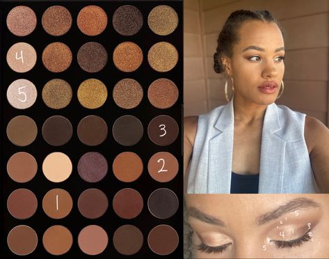 Morphe 35r Palette Looks, Slightly Hooded Eyes, Cut Crease Eyeshadow Tutorial, Abh Soft Glam, Soft Glam Palette, Crease Eyeshadow, Eyeshadow Tutorial For Beginners, Cut Crease Tutorial, Sigma Brushes