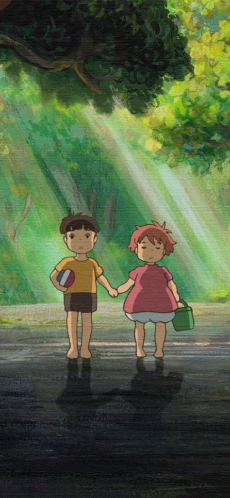 Ponyo Aesthetic, Studio Ghibli Ponyo, Ponyo Anime, Ghibli Ponyo, Studio Ghibli Wallpaper, Personajes Studio Ghibli, Ghibli Studio, Studio Ghibli Movies, Studio Ghibli Art