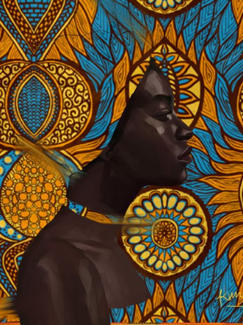 Get familiar with the work of Nigerian visual artist Adekunle Adeleke. Nigerian Artist, African Artwork, Afrique Art, African Paintings, Contemporary African Art, Afrikaanse Kunst, African Art Paintings, African Artists, Africa Art