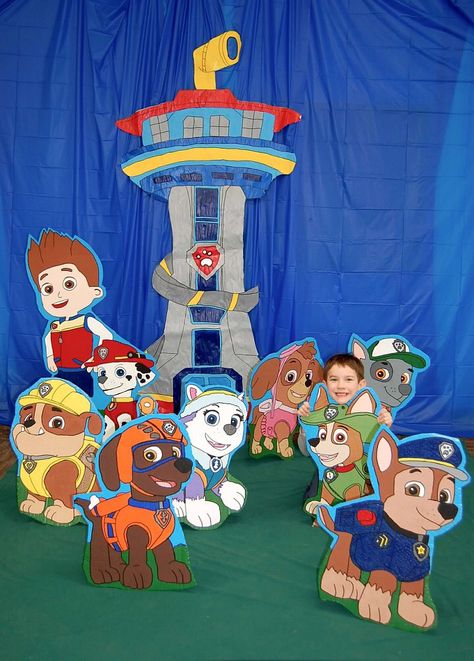 Paw patrol cuts for a photo booth I made. Worked awesome! Paw Patrol Photo Booth, Photo Boots, Paw Patrol Decorations, Paw Patrol Party, Pirate Theme, Paw Patrol, 3rd Birthday, Photo Booth, Vault Boy