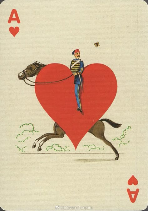 Vintage Card Illustration, Valentines Graphic Design Illustrations, Pretty Playing Cards, Vintage Deck Of Cards, Playing Cards Poster, Illustrated Playing Cards, Playing Cards Aesthetic, Playing Cards Illustration, Playing Card Illustration