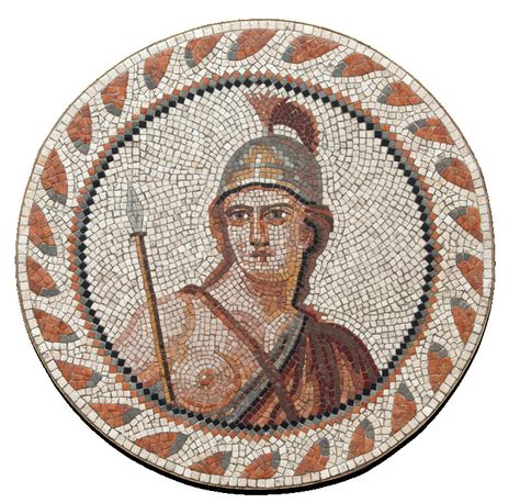 Personification of Rome, copy of an ancient mosaic by Stone Folio Mosaics. Featured in a post about making copies of Roman mosaics: http://helenmilesmosaics.org/mosaic-tutorials/roman-mosaic-copies/ Ancient Mosaics Greek, Roman Aesthetic Ancient, Roman Decor, Ancient Roman Mosaic, Ancient Mosaic, Roman Mosaics, Mosaic Vase, Roman Mosaic, Modern Mosaics