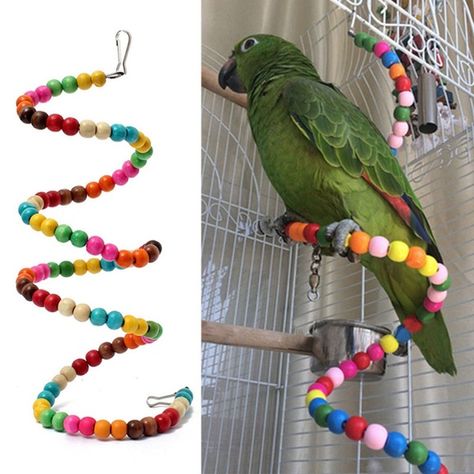 Homemade bird toys