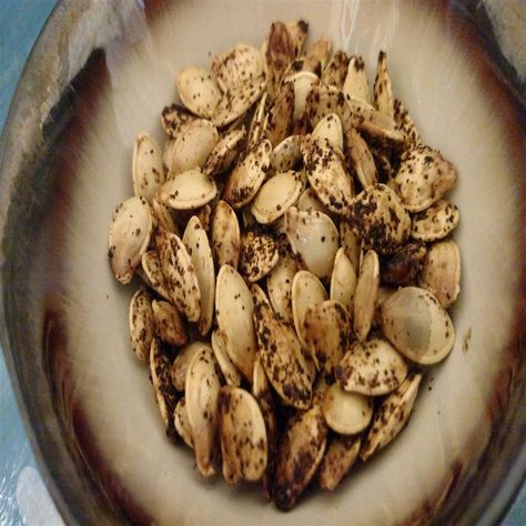 Roasted Butternut Squash Seeds Squash Seeds Roasted, Pumpkin Seeds Sweet, Roasted Butternut Squash Seeds, Butternut Squash Seeds, Brunch Sides, Pumpkin Seed Recipes, Raw Pumpkin Seeds, Squash Seeds, Roasted Pumpkin