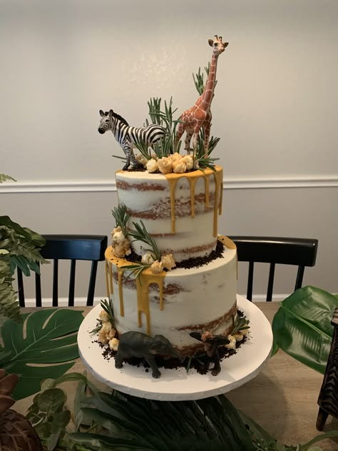 Wild One Birthday Cake Boys, Safari 1st Birthday Party Boy, Two Wild Birthday Cake, Jungle Safari Birthday Party Decoration, Safari Baby Birthday, Safari Theme Cake, Wild One Birthday Cake, Jungle Birthday Cake, Pastel Safari