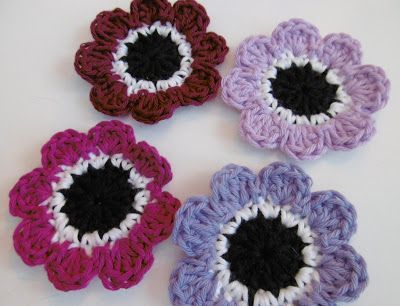 PATTERN: Anemone Flower, Wrap, throw, shopper or cowl Anemone Flower, How To Wrap Flowers, Crochet Flower Patterns, Flower Tops, Idea Diy, Beautiful Crochet, Anemone, Crochet Ideas, Free Patterns