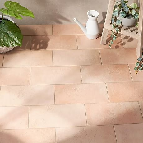 Terracotta Backsplash Kitchen, Terracotta Backsplash, Terracotta Floor Tiles, Hexagon Tile Floor, Star Tile, Matte Porcelain Tile, Terracotta Floor, Ceramic Subway Tile, Ivy Hill Tile