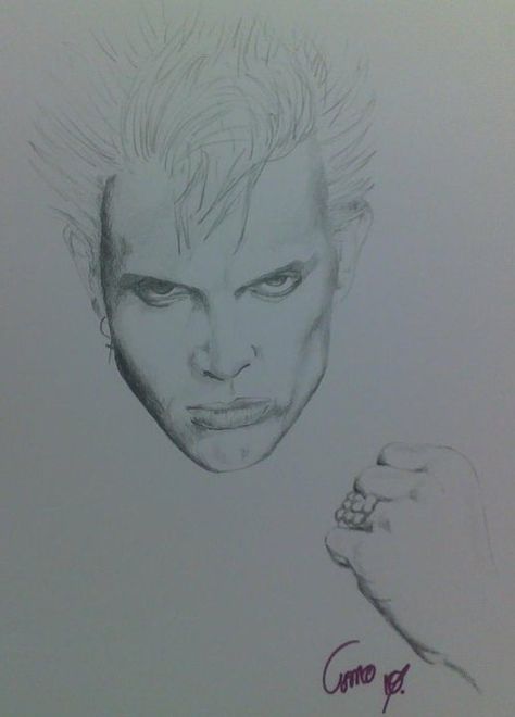 Billy Idol  Pencil - 2010 Billy Idol Drawing, Idol Drawing, Scissor Sisters, Village People, Billy Idol, Iggy Pop, Robbie Williams, Boy George, Sam Smith