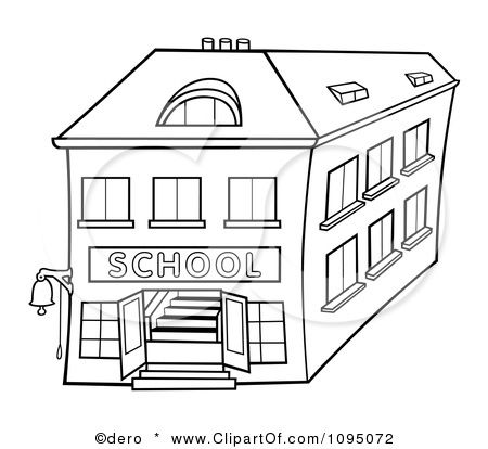 School School Vector, White Cartoon, Black And White Cartoon, School Clipart, Consulting Logo, House Quilts, Cartoon Illustration, Transparent Png, 1 Million