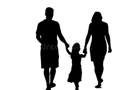 Silhouette of Family. Mother, father and daughter walking, holding hands in silh , #affiliate, #Mother, #father, #Silhouette, #Family, #daughter #ad Mother Father And Daughter Drawing, Mother Father Daughter Art, Mother And Father Drawing, Mother And Daughter Silhouette, Family Silhouette Art, Father Silhouette, Mother Father And Daughter, Mother Father And Baby, Creative Mandala