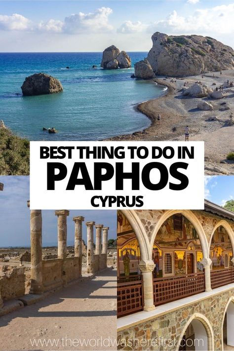 Planning a visit to Paphos, Cyprus? Check out this list of the best things to do in and around this historic city! Travel Girl Aesthetic, Travel Aesthetic Beach, Travel Aesthetic Outfits, Travel Wallpapers, Travel With Friends, Travel Love Quotes, Cyprus Holiday, Cyprus Travel, Visit Cyprus