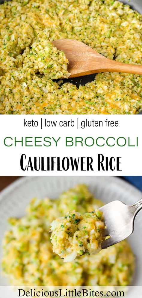 Broccoli And Cauliflower Side Dish, Cheesy Broccoli Cauliflower Rice, Cheesy Broccoli Cauliflower, Broccoli Cauliflower Rice, Side Dishes For Ribs, Cauliflower Side Dish, Keto Side Dish, Low Carb Side Dish, Burger Side Dishes