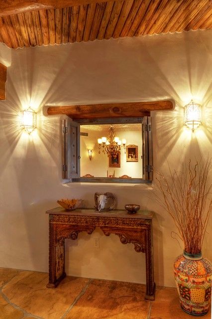 Mexican Entryway, Old Mexico, Southwestern Decor, Mexican Decor, Southwestern Decorating, Mexican Style, Tropical Decor, Wood Decor, Crafts To Make