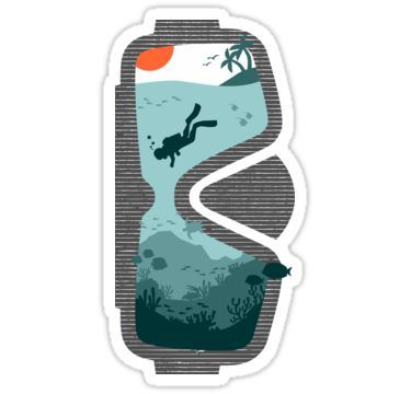 Diver Art, Diving Helmet, Teacher Signs, Luggage Labels, Tree Stickers, Travel Stickers, Scuba Diver, Stickers For Sale, Transparent Stickers