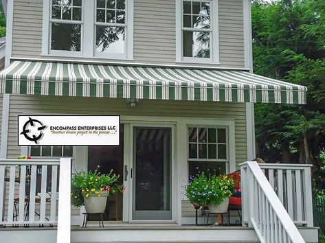 See our new blog post about retractable awnings! It is available under the "NEWS" tab on our site that is linked on our profile. Retractable awnings are more than just a way to keep the sun out. Here's why you need one: 1. Protection from harmful UV rays 2. Energy savings by reducing cooling costs 3. Versatility in adjusting shade and sunlight 4. Increased outdoor living space for entertaining or relaxation 5. Added value and curb appeal to your home. #retractableawnings #outdoorliving #homei... Porch Awning, Retractable Awning, Suns Out, Front Porches, New Blog Post, Uv Rays, Outdoor Living Space, Curb Appeal, Front Porch