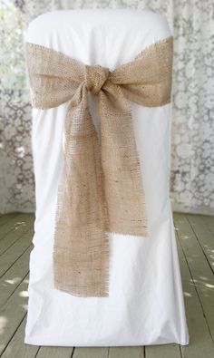 Burlap Wedding Dress Sash, Burlap Wedding Chairs, Burlap And Black Wedding, Rustic Chair Covers Wedding, Wedding Chair Sashes, Runners Wedding, Wedding Bows ... Wedding Dress Blue Sash, Lympne Castle, Wedding Dresses Blue, Vintage Country Wedding, Burlap Chair Sashes, Vintage Country Weddings, Blue Sash, Wedding Chair Sashes, Rustic Photography