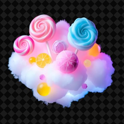 Candy Coated Cloud Sweetened With Glowing Lollipops Luminescent Cotton Candy and Sparkling Sugar Cr | Premium AI-generated PSD Candy Clouds, Free Business Card Mockup, Event Food, Business Card Maker, Flyer Maker, Poster Maker, Poster Invitation, Presentation Template Free, Pattern Drawing