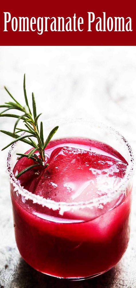 Pomegranate Paloma, Pomegranate Cocktails, Paloma Recipe, Paloma Cocktail, Lime Salt, Christmas Cocktail, Winter Cocktails, Sugar Plum Fairy, Smitten Kitchen