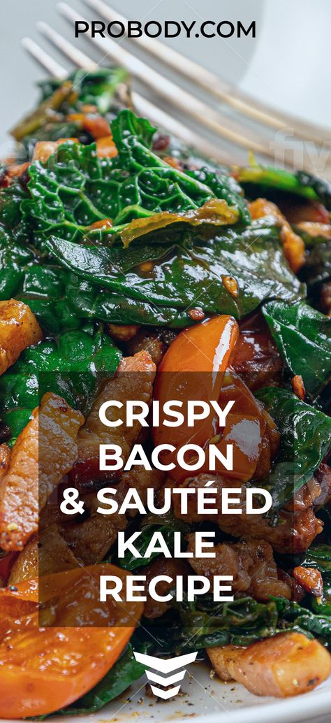 Crispy Bacon & Sautéed Kale in Balsamic Tomato Sauce

https://www.probody.com/recipes/crispy-bacon-sauteed-kale/

This recipe is super tasty AND low in calories, at just 150 per serving.

It’s also a good dish to make for breakfast, if you want something different the usual toast and cereal.

#kale #bacon #sauteedkale #crispy #crispybacon #recipe #food #healthyrecipe #lowcalorie Sauteed Kale Recipes, Kale Recipes Sauteed, Recipes With Kale, Easy Kale Recipes, How To Make Kale, Cabbage Broccoli, Sautéed Kale, Kale Recipe, How To Cook Kale