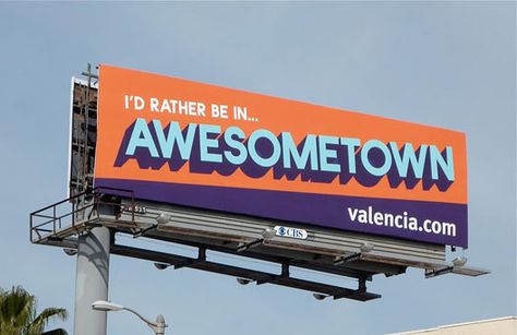 Where Is Awesometown? In Santa Clarita, Of Course For a free visitors guide e-mail Sean  www.realestatescv.com City Billboard, Six Flags Magic Mountain, Magic Mountain, Commuter Train, Time To Travel, Billboard Design, California Living, Guerilla Marketing, Santa Clarita