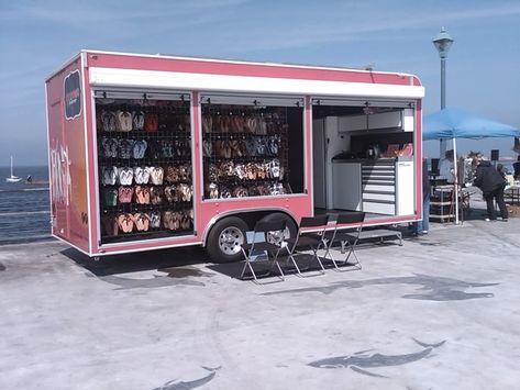 Word on the Street – A Town Square Mobile Retail Trailer, Boutique Trailer Mobile Shop, Mobile Boutique Ideas, Booth Display Ideas Diy, Mobile Fashion Truck, Mobile Beauty Salon, Mobile Spa, Bookstore Cafe, Fashion Truck