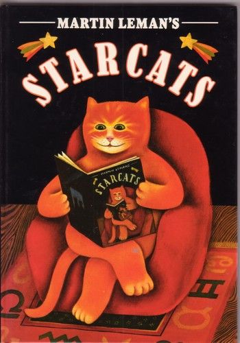 Starcats by Martin Leman (b.1934) Cat Books, Cat Character, Anything Is Possible, Roller Skates, Vintage Cat, Cat Painting, Hardcover Book, Fantasy World, Vintage Book