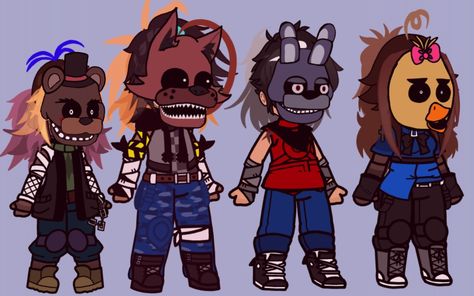 Fnaf Bullies Gacha Club, Monty Fnaf Gacha Club, Bully Outfit Ideas, Fnaf 4 Tormentors, Gacha Family, Fnaf Gacha Club, Gacha Design, Gacha Inspiration, Afton Gacha