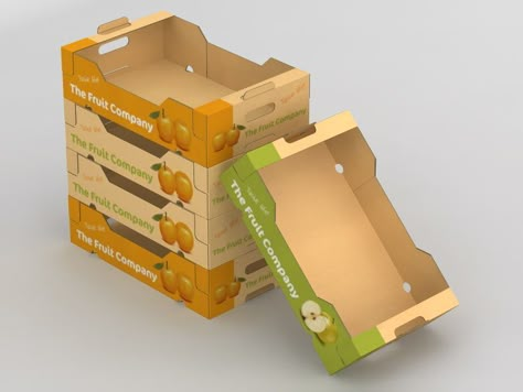 Fruit Packaging Printed Corrugated Box Manufacturer in Surat Mango Packaging, Vegetable Packaging, Fruit Company, Carton Design, Corrugated Packaging, Vegetable Boxes, Vegetable Shop, Fruit Packaging, Food Truck Design