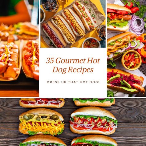 Hot Dog Combinations, Fancy Hot Dog Toppings, Hot Dog Toppings Recipes, Gourmet Hotdogs Toppings, Loaded Hot Dogs Recipes, Gourmet Hotdogs Recipes, Hot Dog Toppings Ideas, Unique Hot Dog Toppings, Gourmet Hot Dogs Toppings