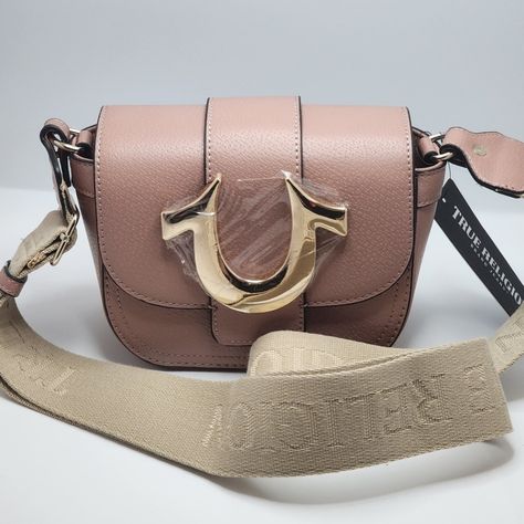 True Religion Purse, Perfect Features, Adjustable Strap Bag, Brown Crossbody Bag, Front Wall, Adjustable Bag, Personal Belongings, Canvas Crossbody Bag, Crossbody Tote Bag