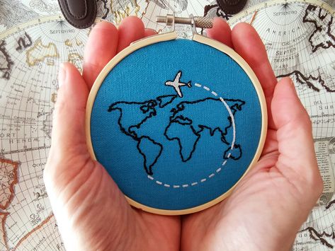 World map and plane Machine Embroidery Design World Map Embroidery, Plane Embroidery, Map Embroidery, World Map Outline, Plane Silhouette, Machine Embroidery Design, Embroidery Machine, Machine Embroidery Designs, Embroidery Design