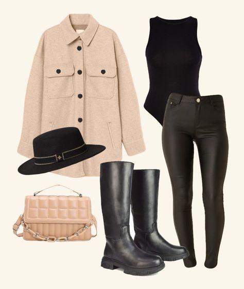 What To Wear To A Bonfire, Bonfire Night Outfits, Mustard Jumper, Outfits For Autumn, Faux Leather Jeans, Cute Jumpers, Long Puffer Coat, Autumn Wardrobe, Bonfire Night