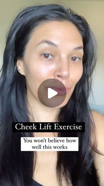 Face Yoga For Sagging Cheeks, Face Yoga For Cheeks, Face Yoga For Cheekbones, Apple Cheeks Exercise, Cheek Exercises Workouts, Cheek Lifting Exercises, Cheek Bone Exercises, Face Yoga Before And After, Cheek Workout