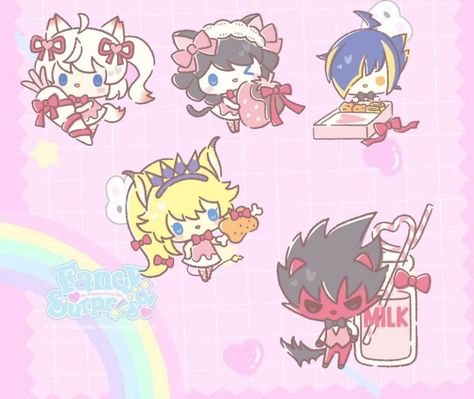 Show By Rock Sanrio, Showbyrock Sanrio, Sanrio Core, Show By Rock, Drawing Help, Silly Images, Silly Cats, Sanrio Characters, Art References