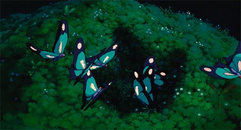 Studio Ghibli animated butterfly aesthetic Fairycore Gifs, Butterflies Gif, Gifs Anime, Butterfly Gif, Gif Background, Aesthetic Gifs, Pixel Art Background, Butterfly Background, Banner Designs