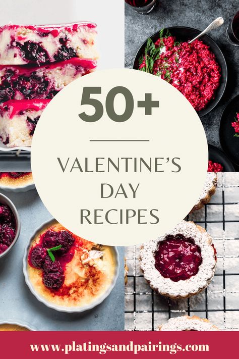 Valentine's Day is a time to celebrate love and romance. What better way to do that than by cooking a delicious meal for your special someone? Here's 50+ easy and romantic Valentine's Day dinner recipes that you can make at home. Valentines Dinner Party, Crab Cake Sauce, Valentine Dinner Party, Valentines Recipes, Valentines Food Dinner, Lamb Ragu, Valentines Dinner, Goat Cheese Appetizer, Baked Goat Cheese