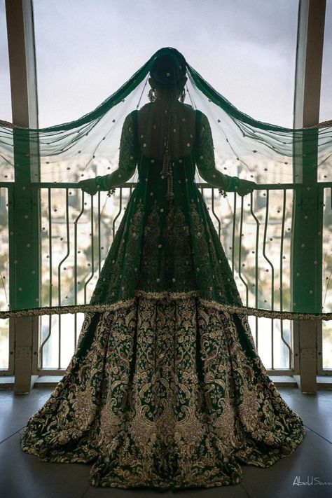 If you are looking for more such bridal lehengas in the hues of Green, head to our blog for more Ideas. Click on the link attached below.  #indianwedding #shaadisaga #intimatewedding #bridallehenga #bridalfashion #greenlehenga #pastelgreenlehenga #embroideredlehenga #weddinglehenga #indianweddingtrends Green Bridal Lehenga, Green Wedding Dresses, Desi Wedding Dresses, Asian Wedding Dress, Asian Bridal Dresses, Bridal Dresses Pakistan, Minimalist Wedding Dresses, Indian Bridal Dress, Bridal Dress Fashion