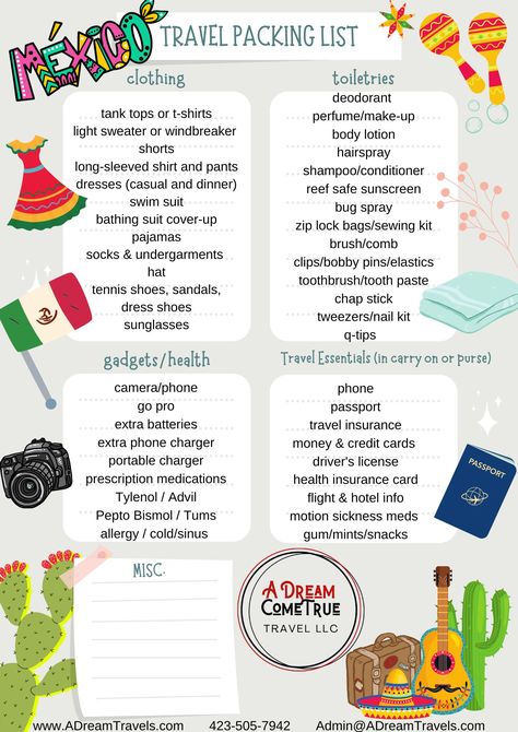 Mexico Checklist Packing Lists, Mexico Vacation Looks, What To Pack For Cancun Mexico, Mexico Must Haves Packing Lists, Trip To Mexico Packing Lists, Cozumel Packing List, Travel To Mexico Packing Lists, Cancun Trip Packing Lists, What To Bring To Mexico All Inclusive