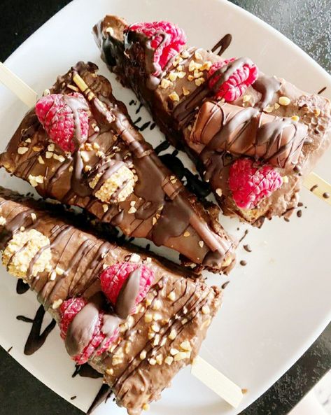 Cheesecake On A Stick Recipe, Cheesecake Sticks, Cheesecake On A Stick, Chocolate Dipped Cheesecake, Cheesecake With Chocolate, Fruit Buffet, Rocks Landscape, Dessert Soap, Waffle Maker Recipes