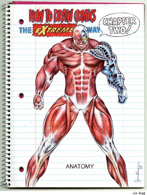 How To Draw Muscles, Ballpoint Pen Art, Ballpoint Pen Drawing, Comic Relief, Pen Art, Pen Drawing, Ballpoint Pen, School Supplies, Anatomy