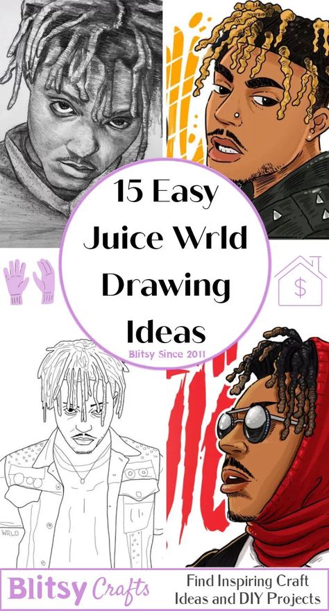 15 Easy Juice Wrld Drawing Ideas - Juice Wrld Juice World Drawings Easy, Juice Wrld Drawing Sketch, Juice Wrld Drawing Easy, Juicewrld Art, Juice Wrld Sketch, Juice World Drawings, Juice Wrld Drawing, Juice Wrld Art, Sketch Outline