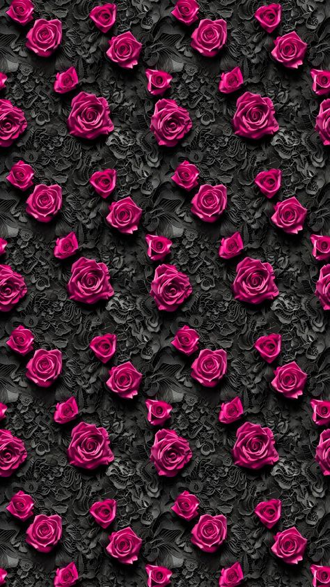 Skull Wallpaper Iphone, Girly Skull, Skull Wallpaper, Cute Backgrounds, Fractal Art, Wallpaper Iphone, Art Wallpaper, Iphone Wallpaper, Roses