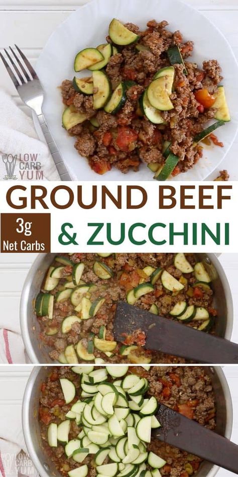 This Mexican Zucchini Beef Skillet is sure to become one of your favorite keto one pot meals! This easy low carb ground beef recipe is a simple ketogenic dinner idea. #ketorecipes #lowcarbrecipes Zucchini Beef Skillet, Keto One Pot Meals, Zucchini Beef, Beef And Zucchini, Mexican Zucchini, Beef Skillet, Dinner Sandwich, Ground Beef Recipe, Keto Candy