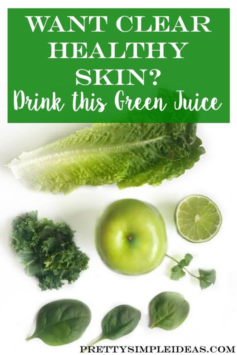 Want Clear Healthy Skin? Drink This Green Juice Drink Green Juice, Detox Juice Cleanse, Veggie Juice, Skin Drinks, Lemon Diet, Lemon Detox, Detox Juice Recipes, Clear Healthy Skin, Green Recipes