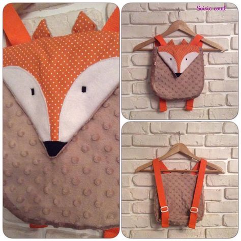 Fox Crafts, Baby Couture, Costura Diy, Toddler Backpack, Sewing Purses, Couture Sewing, Diy Couture, Sewing For Kids, Baby Sewing