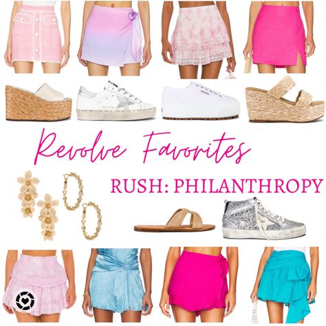 Pnm Recruitment Outfits, Sorority Rush Skirts, Ole Miss Rush Outfits, Rush Week Outfits Philanthropy, Rush Philanthropy Day Outfit, Sorority Philanthropy Outfits, Sisterhood Outfits Sorority Recruitment, Rush Week Outfits Round 1, Sorority Recruitment Outfits Round 1